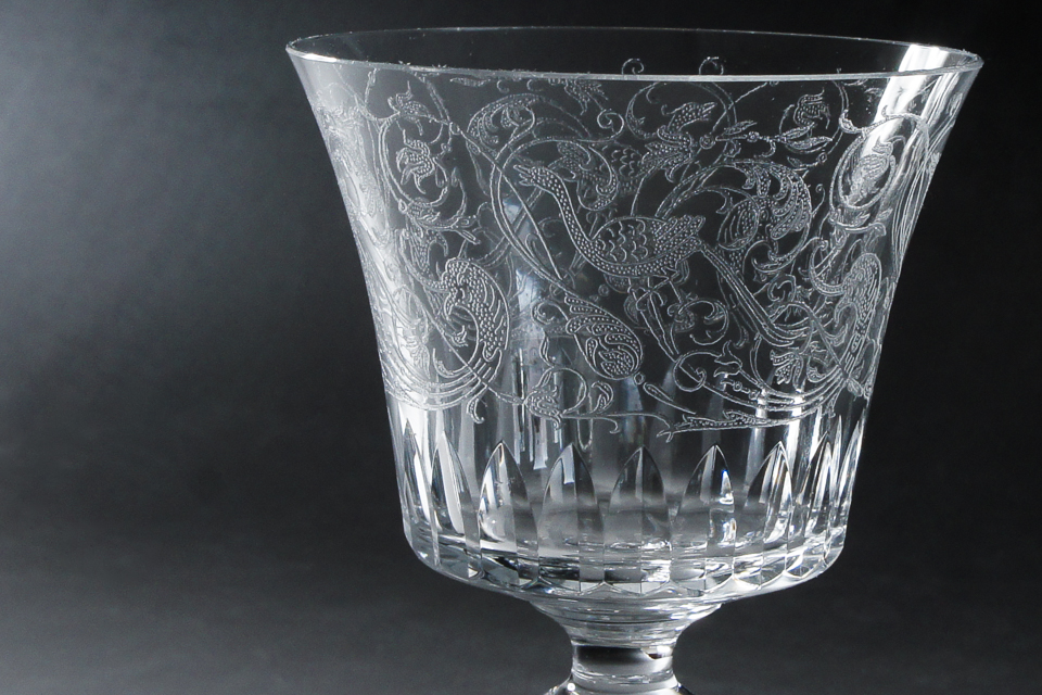 オールドバカラ「パルメ PARME ワイングラス H13.5cm（130ml