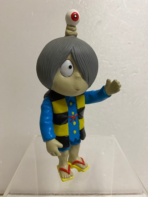 ゲゲゲの鬼太郎☆袋・タグ付☆鬼太郎☆ソフビ人形 14．0cm アニメ