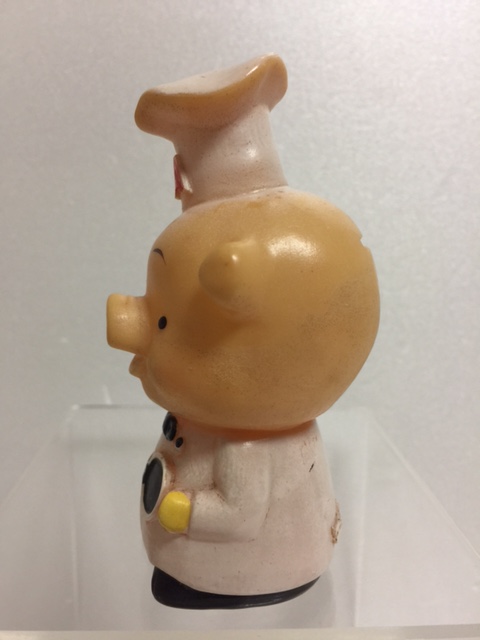 エースコック ブタさん ソフビ人形 10．5cm 当時物 企業物 非売品