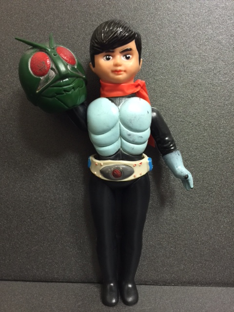 希少☆バンダイ 仮面ライダー2号 ソフビ人形 スタンダード 26