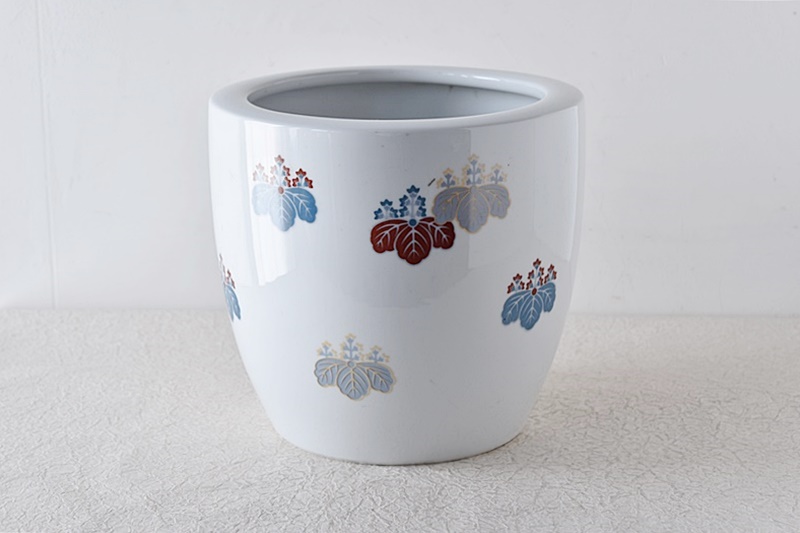 オールドノリタケ 桐の紋 火鉢 日陶 ノリタケ - 生活骨董と古布の