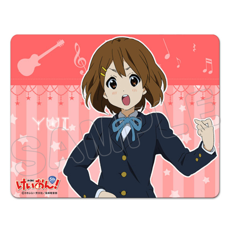アニまるっ！限定】マウスパッド5周年記念ver.／平沢唯／けいおん