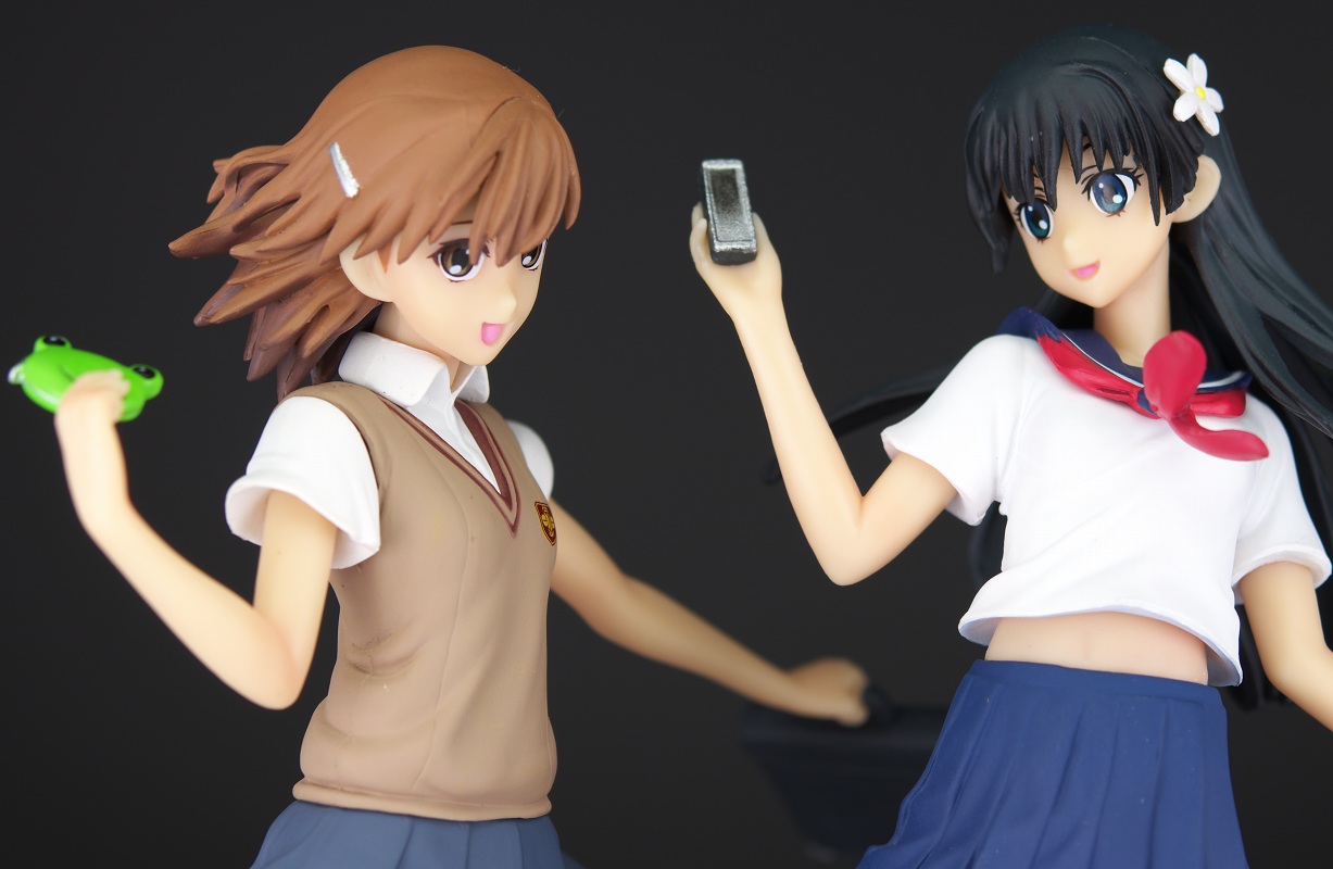 御坂美琴＆佐天涙子フィギュアとある科学の超電磁砲(レールガン