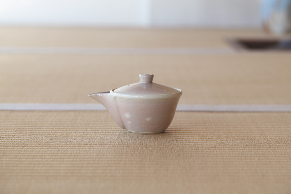 宝瓶 燔師（宇治の陶土）M 朝日窯工房作｜Asahiyaki | Tea pottery in