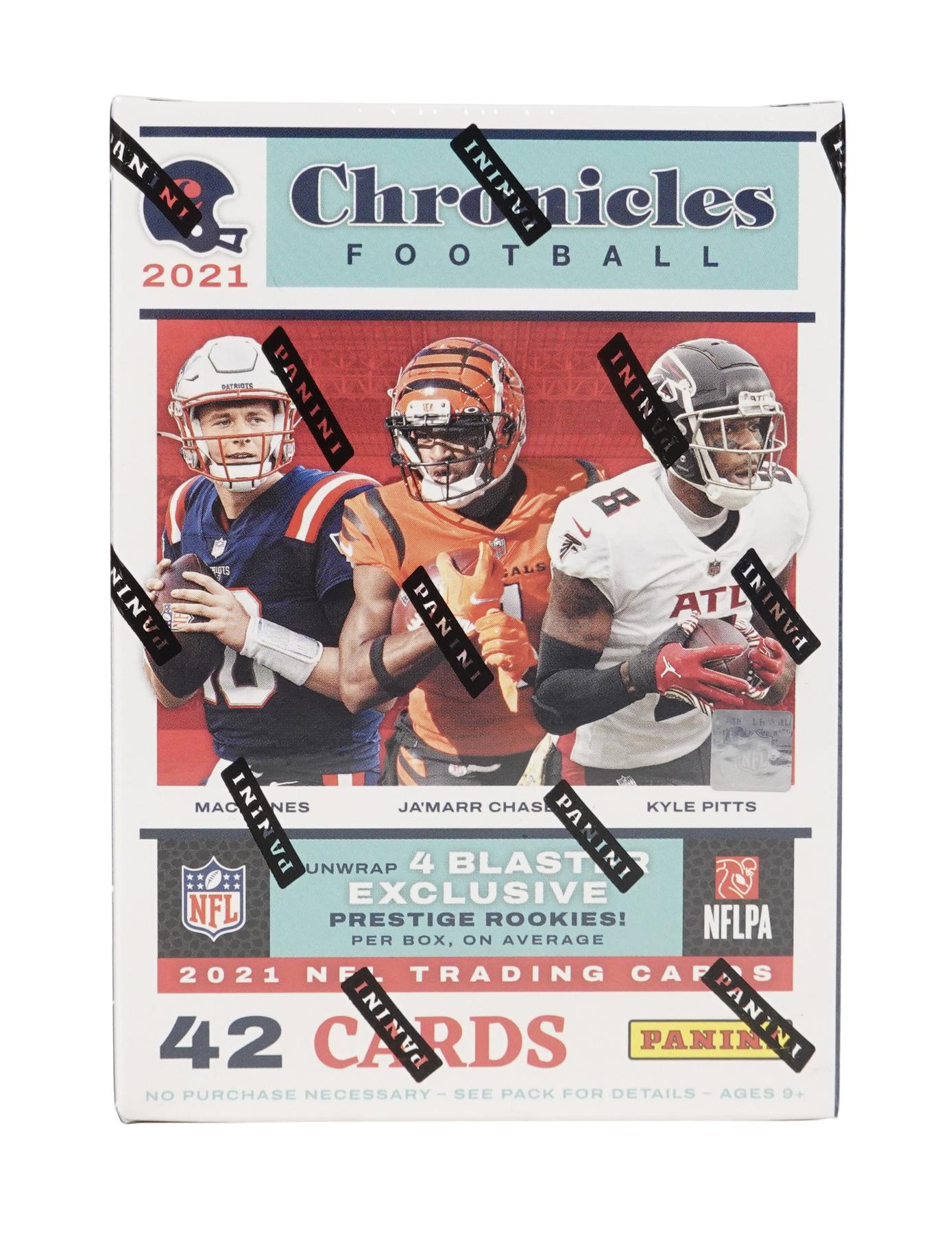 2021 Panini Chronicles Football 6-Pack Blaster Box (Prestige
