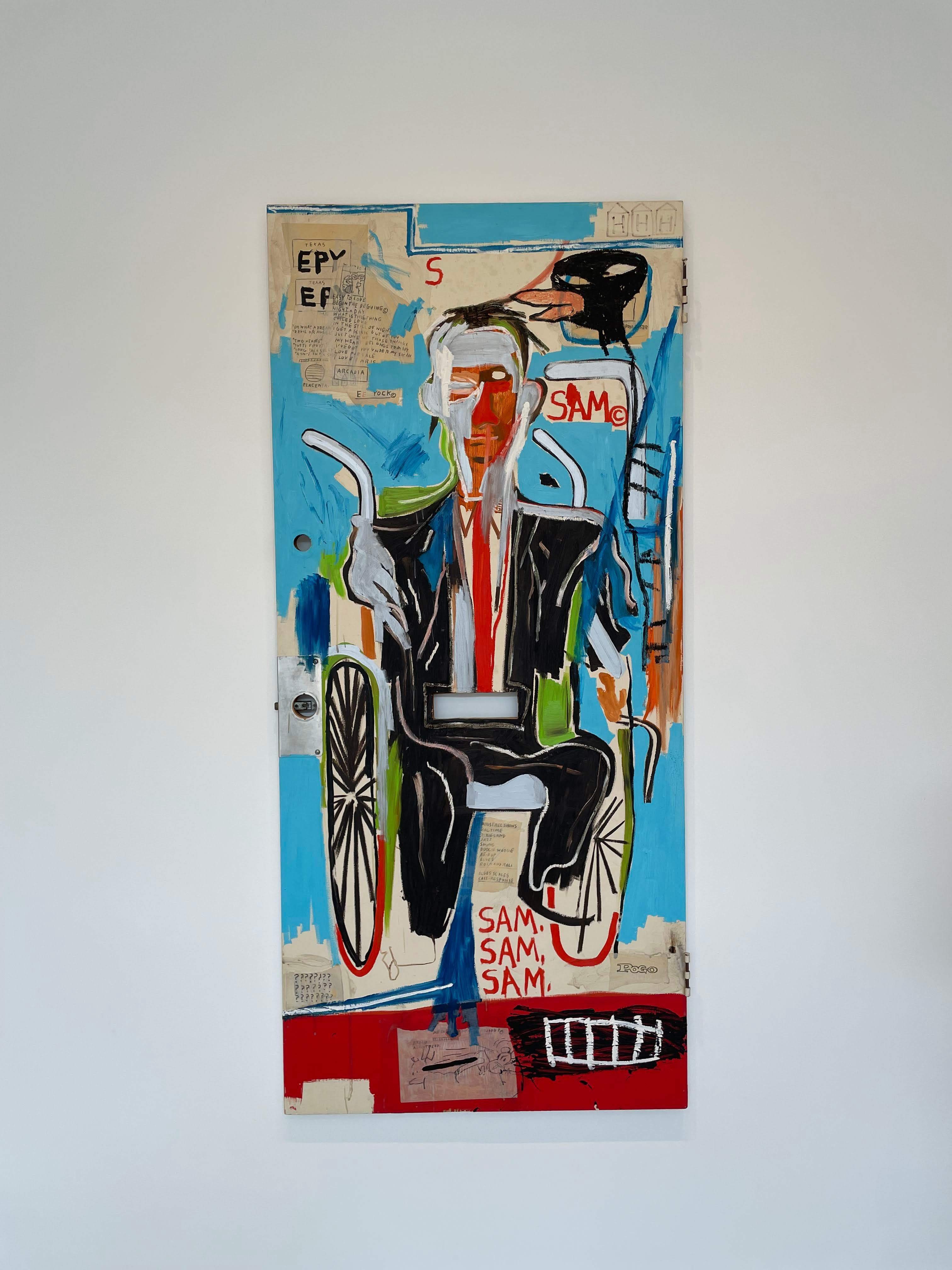 ジャン・ミッシェル・バスキア（Jean-Michel Basquiat）作『Sam F