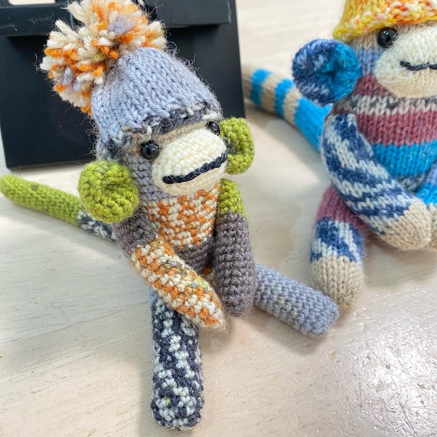 ソックモンキー風あみぐるみ(かぎ針)｜reirei3413
