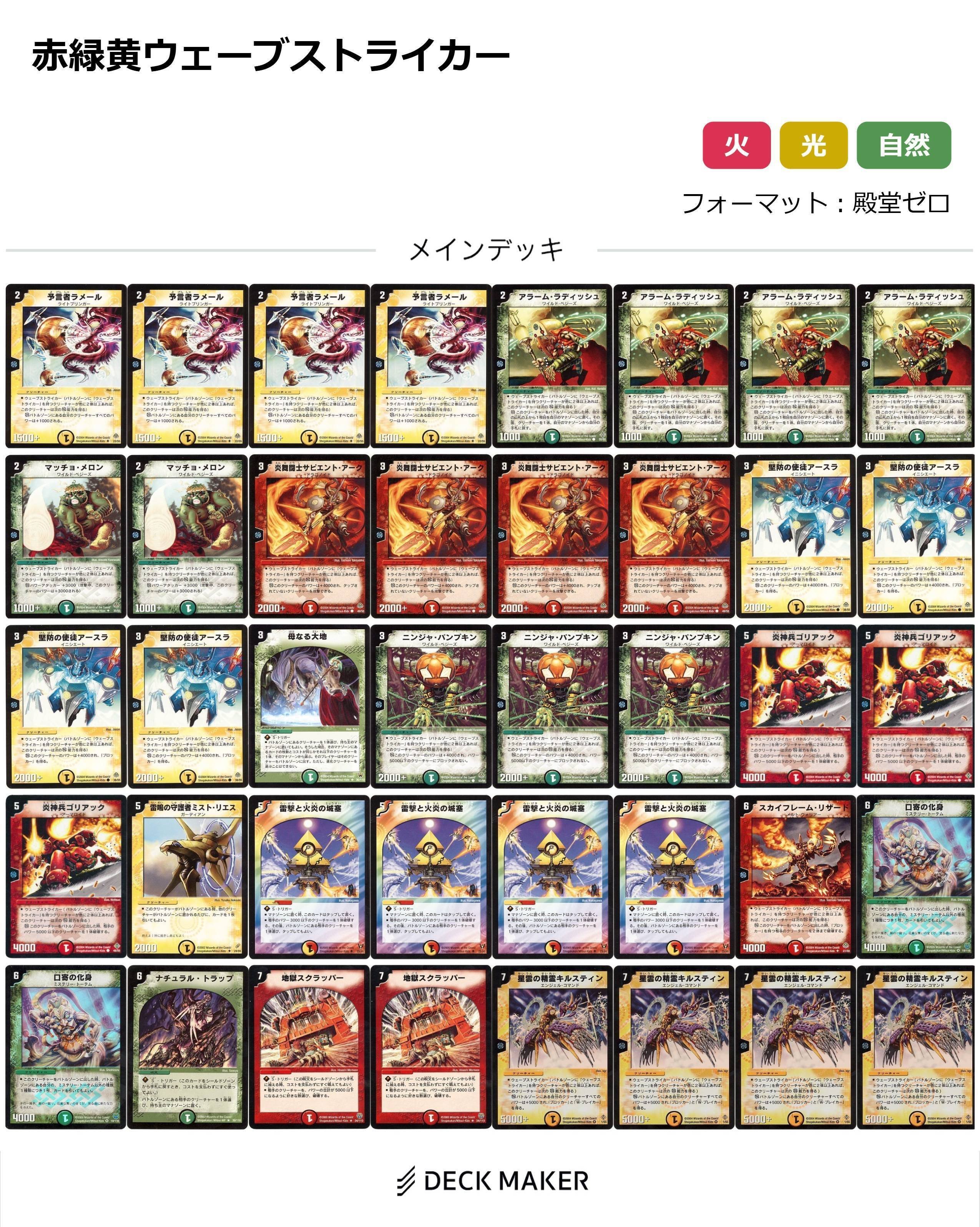 デュエマクラシック05＋ デッキレシピ一覧｜ろりみーちゃん