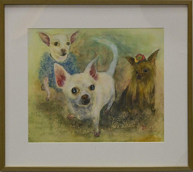 9/27～28❣️沼田かずゑ❣️紺綬褒章◇新協美術会◇F2号◇評価9.6