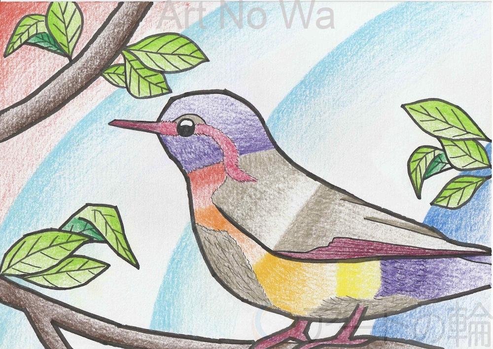 枝の上の鳥 | アートの輪