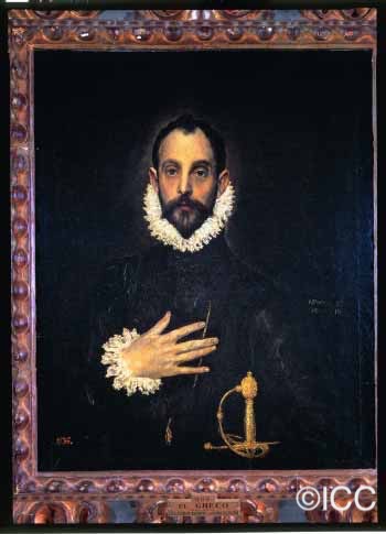 胸に手を置く騎士の肖像」ー エル・グレコ | 世界の美術館