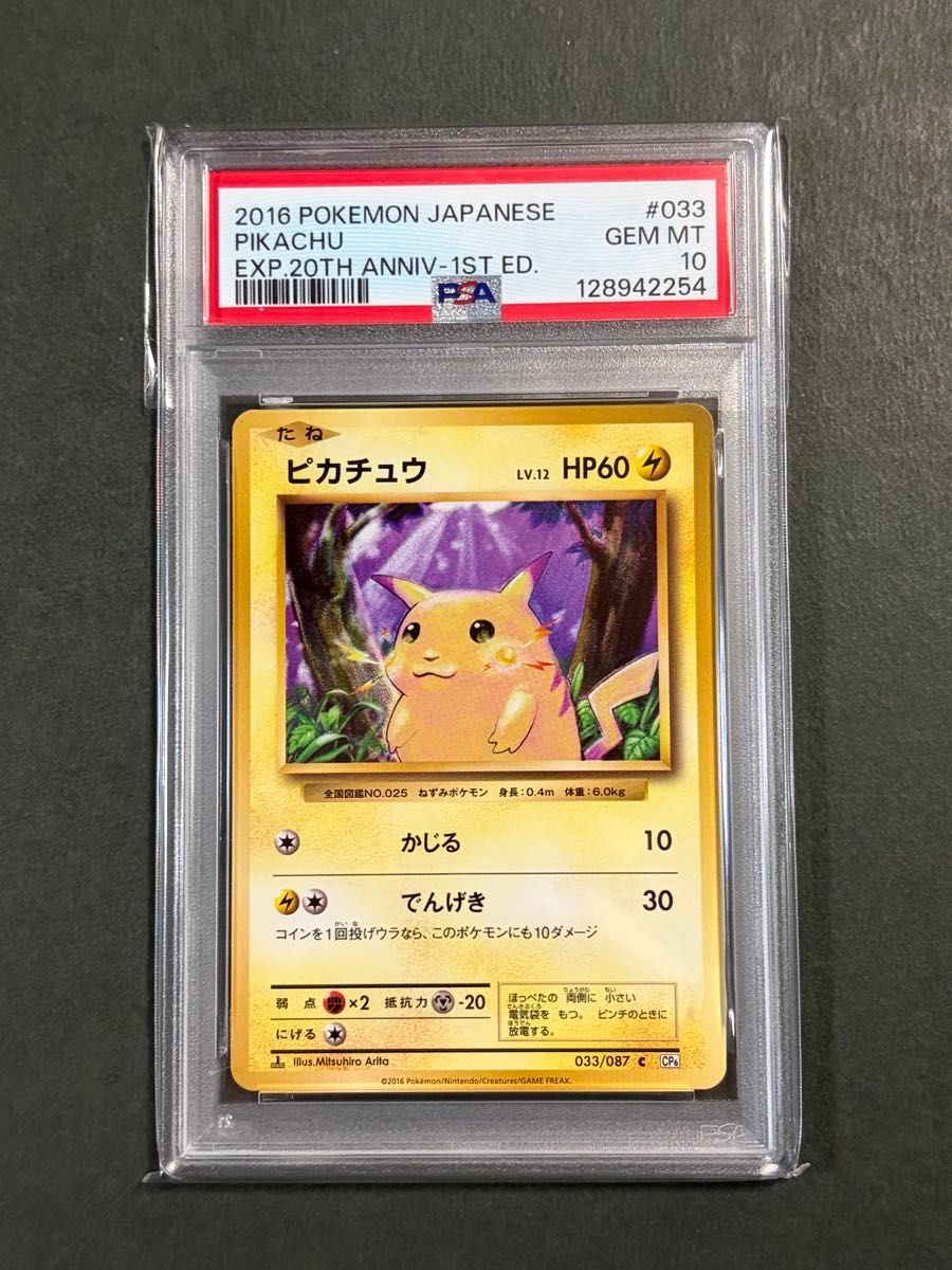 PSA10】ピカチュウ CHR PIKACHU pokemon card 74 ポケモンカード