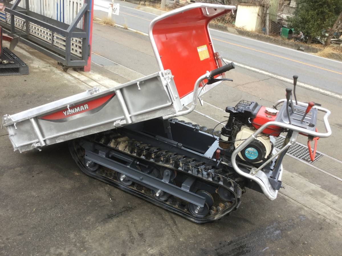 Yahoo!オークション - クローラー運搬車 ヤンマーMCG1501 手動ダンプ