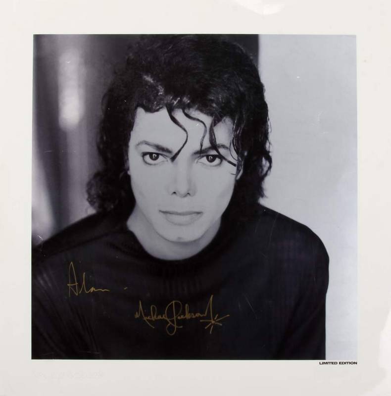MICHAEL JACKSON SIGNED LITHOGRAPH