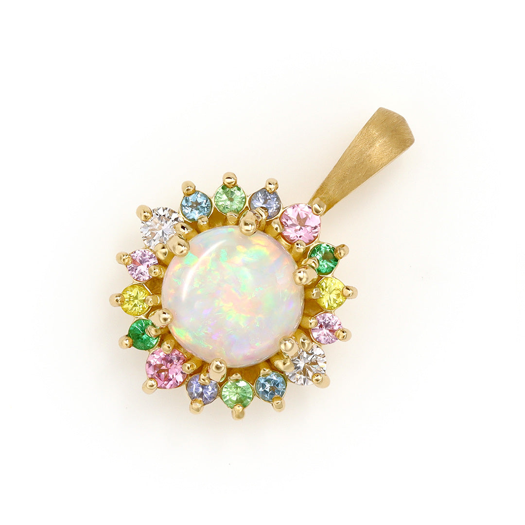 オパール✕ネックレス