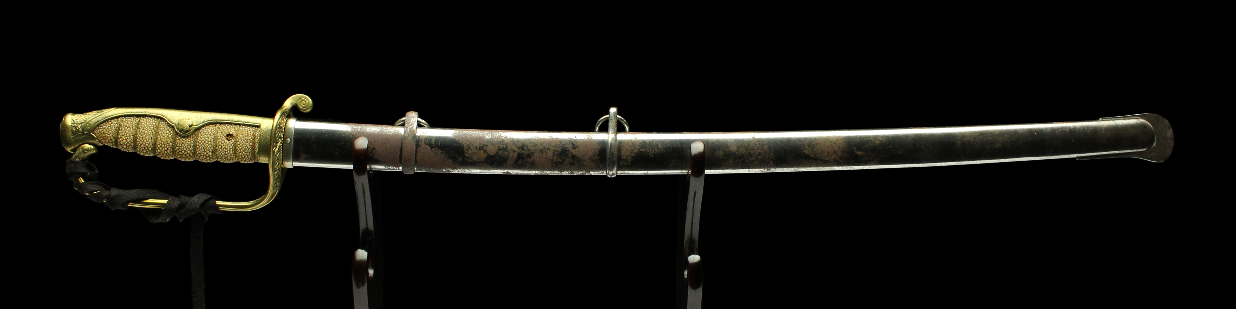 無銘陸軍旧型サーベル式軍刀拵え入り刀 | 防長古美堂防長古美堂