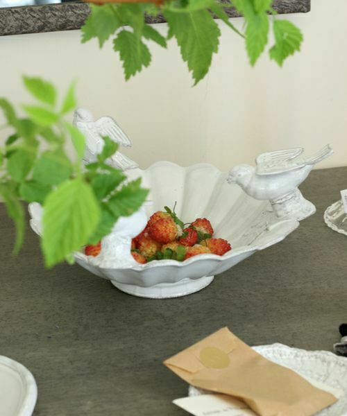 Astier de Villatte マーガレット・鳥のフルーツボウル – Blanc de Juillet