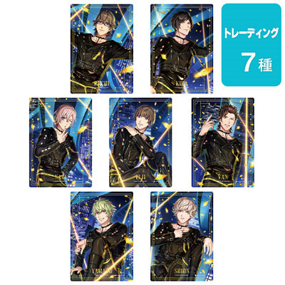 Box販売】トレーディング箔押し風クリアカード Thanks for you