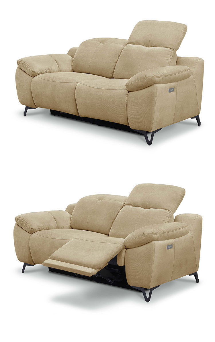 リクライニングソファ 2人掛け 電動 幅172cm リクライニング