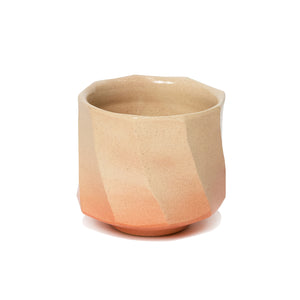 坂倉 善右衛門 萩焼 面取り湯飲み 使ううちに表情を変える味わい深い器