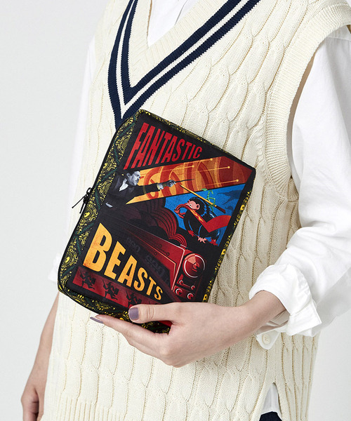 LeSportsac（レスポートサック）の「BOOK POUCH テディアンドトレイン