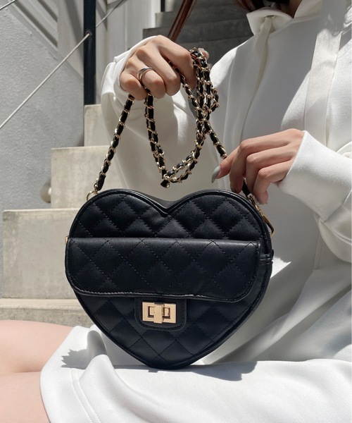 セール】ハートキルティングバッグ（ショルダーバッグ）｜one way