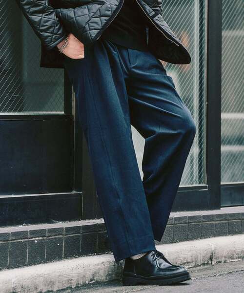 セール】”4WAYストレッチ” オーセンティック2タックパンツ