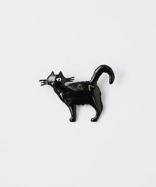 BLACK NEKOブローチ（ブローチ/コサージュ）｜LOISIR（ロワズィール