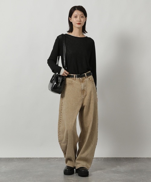 LAKOLE（ラコレ）の「オーバーダイカーブデニム / 147147（デニム