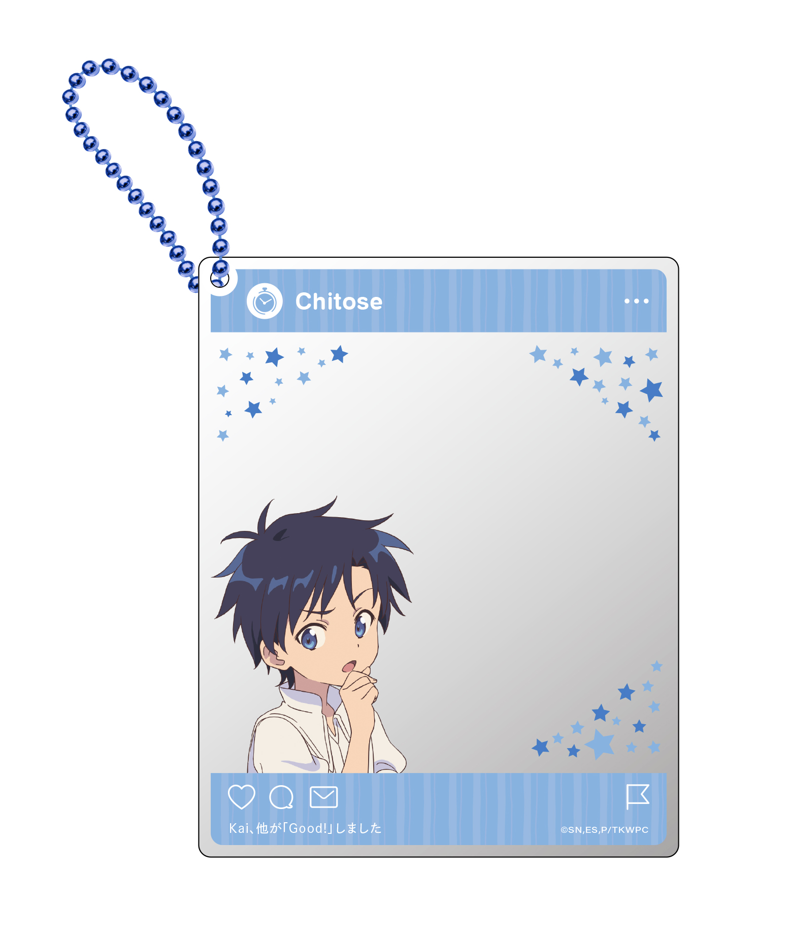 SNS風アクリルカードキーホルダー（チトセ） | きゃにめ