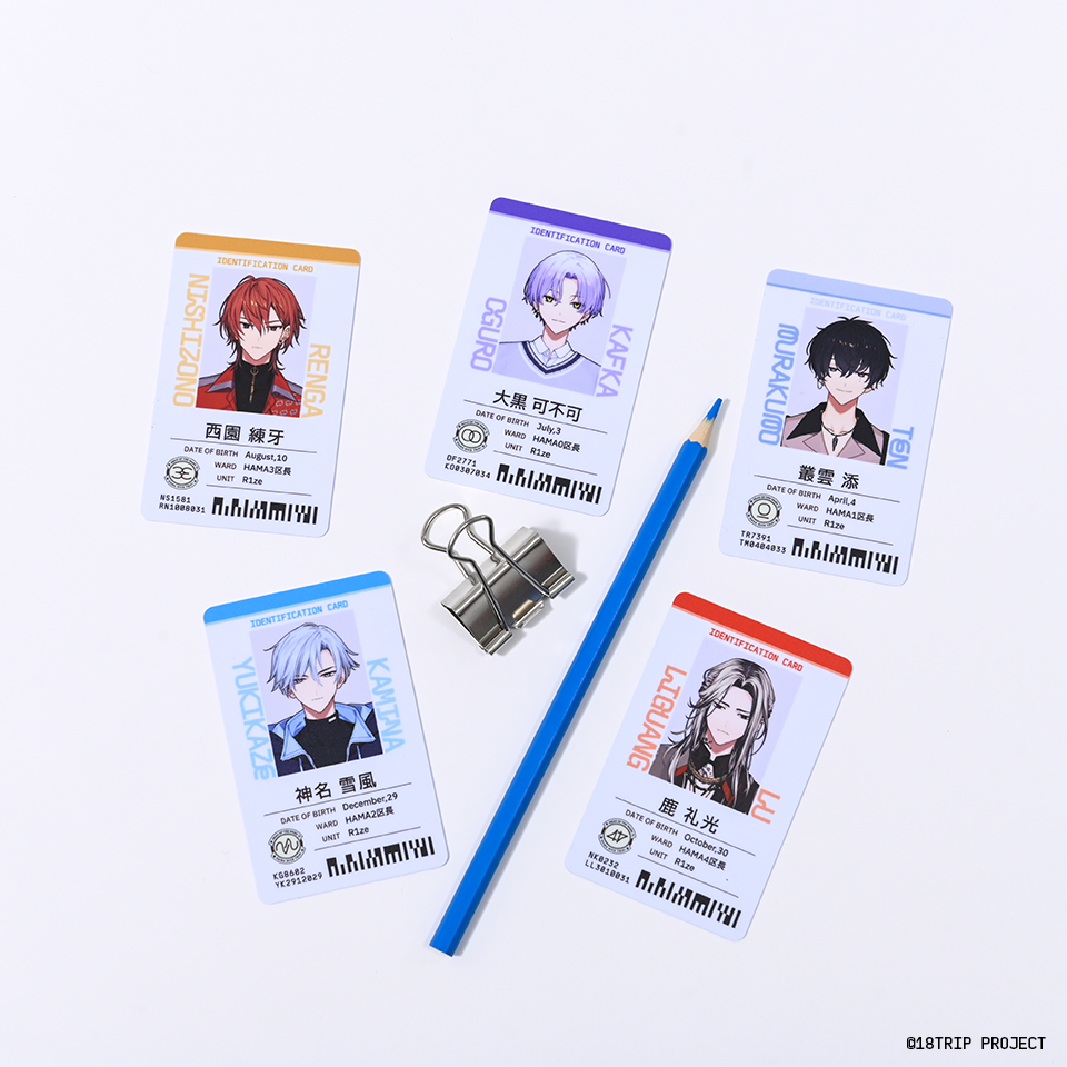 二次販売】社員証カード／叢雲 添(18TRIP presents “HAMAツアーズ全体