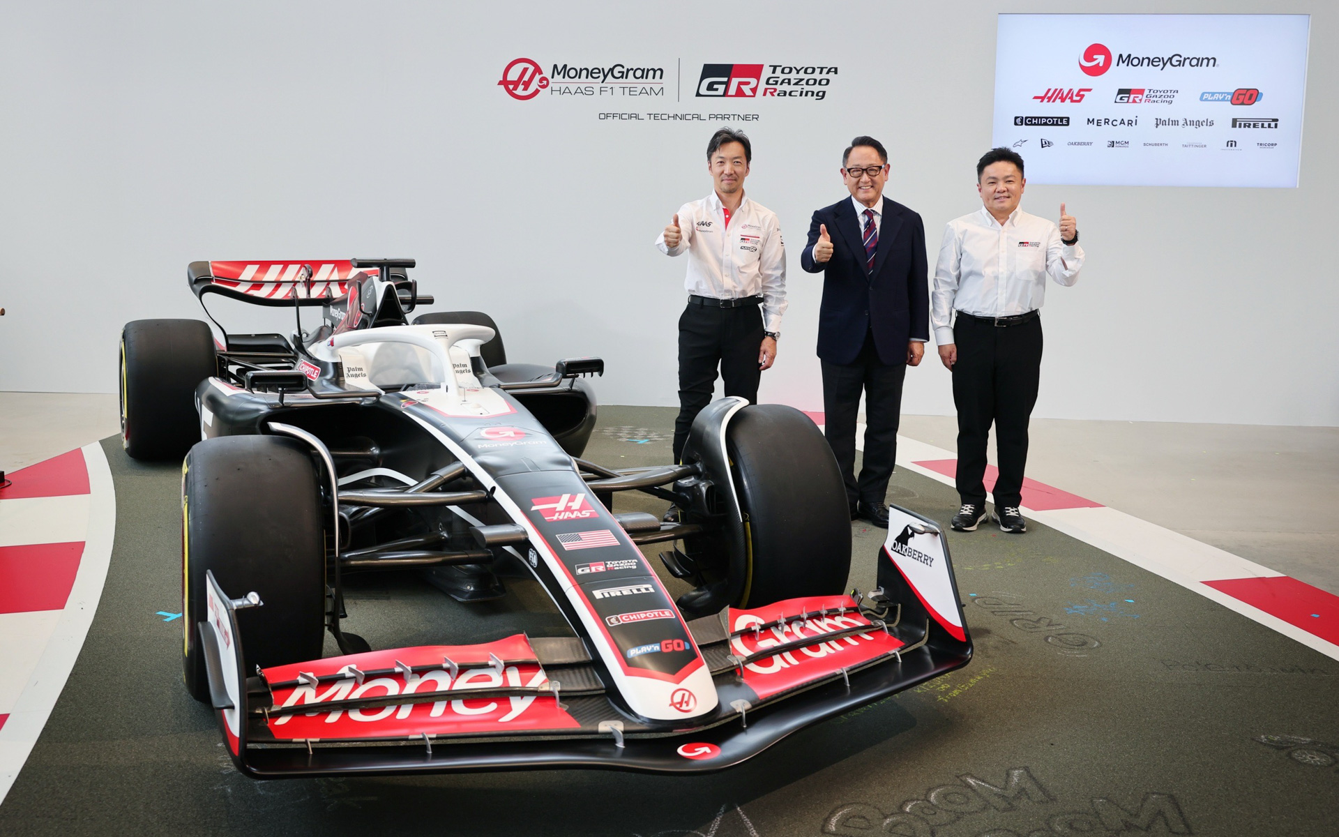 ハースF1チーム、富士スピードウェイでTPC（旧車テスト）実施 TOYOTA