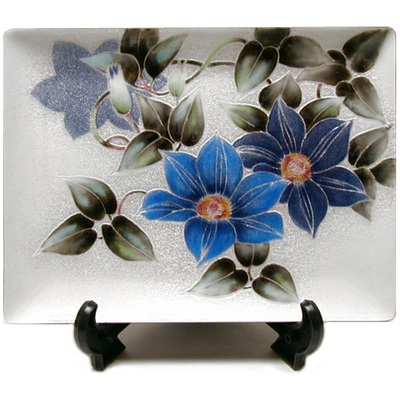 銀彩鉄線飾皿 | 安藤七宝店カタログサイト