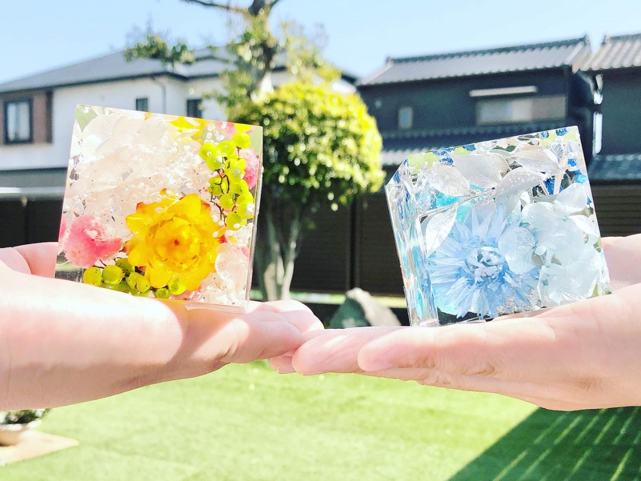 No.400 チワワのオブジェ✨固まるハーバリウム 光で固まるハーバリウム液｜