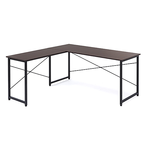 L字型パソコンデスク（ゲーミングデスク・木製・幅150cm+90cm