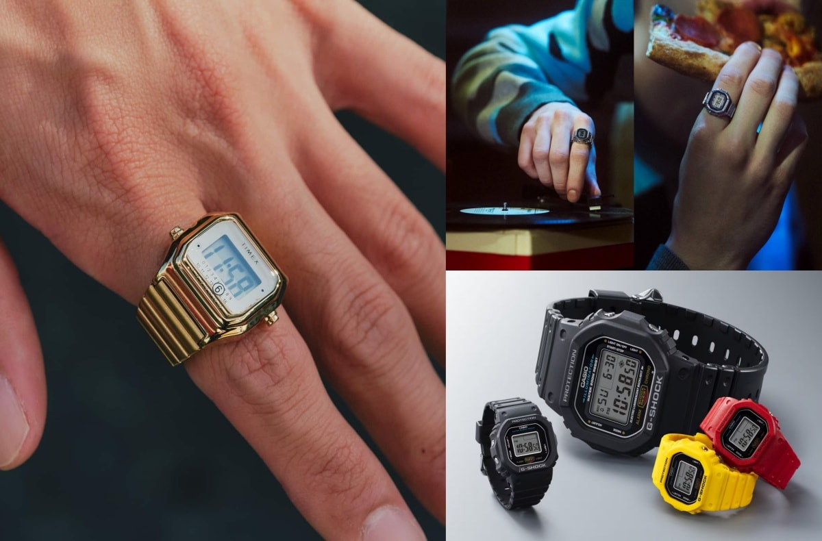 時計」はもう手首だけじゃない？ MM6 × TIMEXの最新作「ゴールド」と