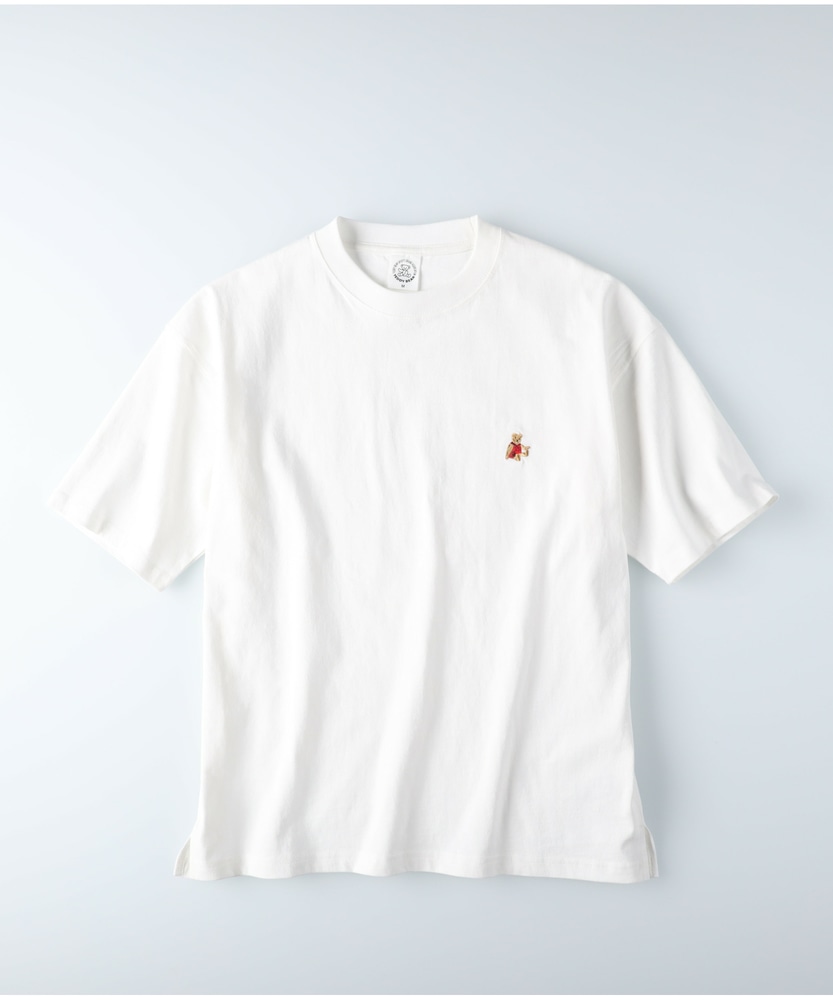 テディベア刺繍Tシャツ メンズ(M ホワイト): トップス｜Right-on公式