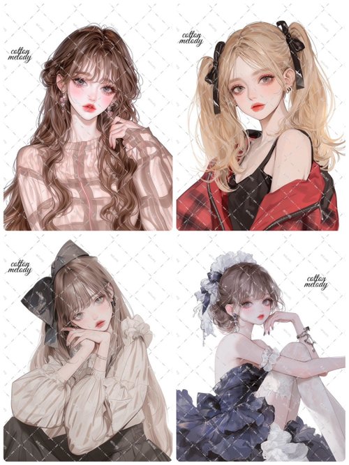 送料無料】【新作同時】第42弾mix / 30種類各3枚 / cotton melody