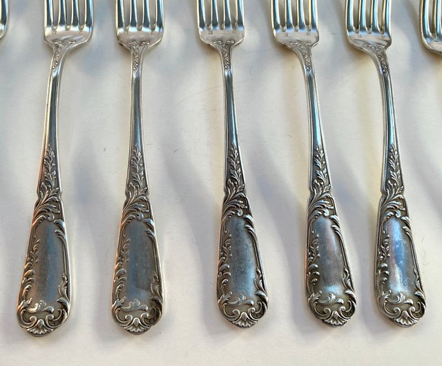 ベルギー ヴィンテージ シルバー プレート カトラリー セット スプーン