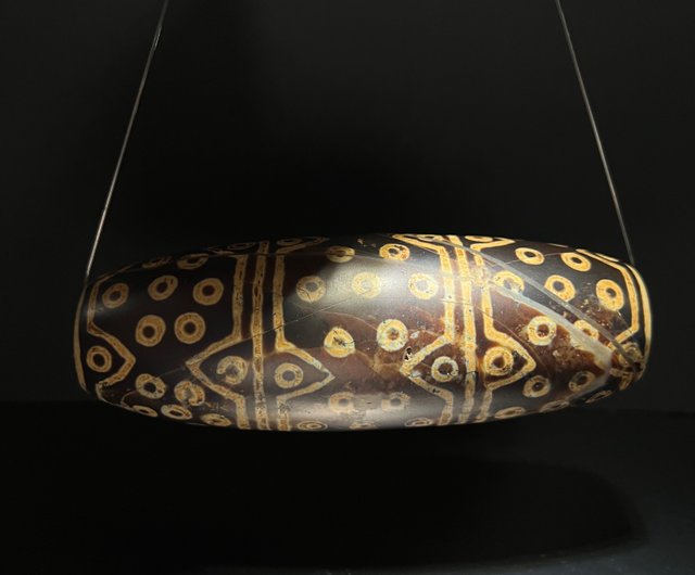 台灣巨大藏傳108眼供佛老天珠492克文玩老天珠至純天珠山奇藝術山奇藝術