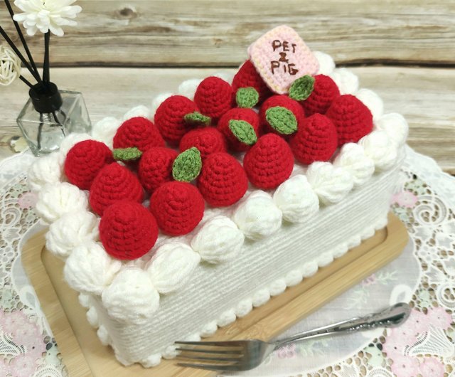 香港 【ストロベリーホイップケーキ】手作りティッシュボックス