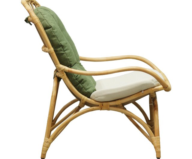 台湾 南国風ラタンラウンジチェア モート 手編み インドネシア産天然