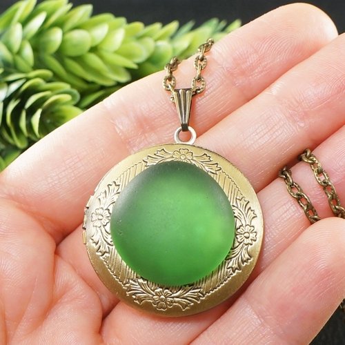 ロシア グリーンシーグラス フォトロケット マリン nautical 思い出の