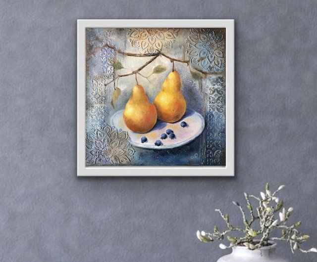 スペイン 家の装飾アート静物画油原画果物の絵 ArtLolitaRos - Pinkoi