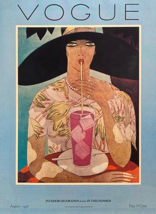 台湾 1926年 ファッション雑誌VOGUEの表紙、1900年から1970年までの