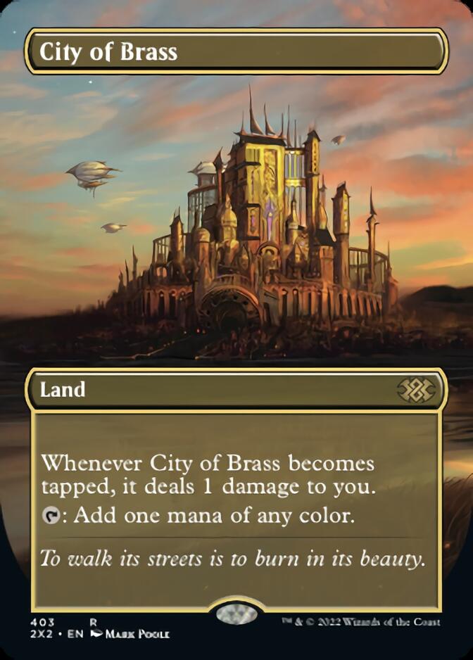 City of Brass-borderless, Double Masters 2022:Foil (2X2) Price History