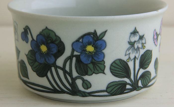 ヴィンテージ】Arabia/アラビア/Flora/フローラ/シュガーボウル