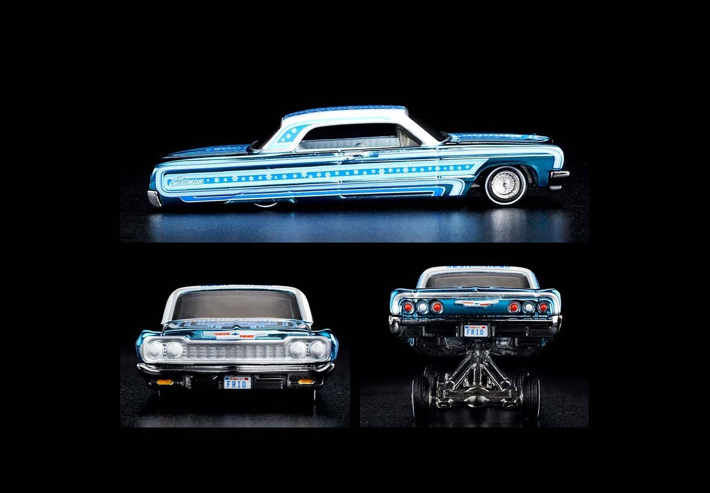 Hot Wheels RLC Snowman Holiday Edition 64 Impala Blue – Comic Book