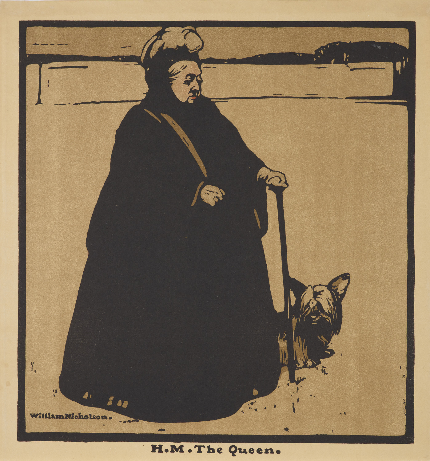 12人の肖像』I：ヴィクトリア女王|ウィリアム・ニコルソン |所蔵作品