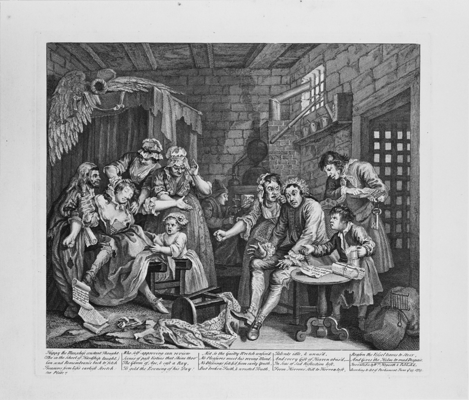 放蕩一代』：（7）|ウィリアム・ホガース |所蔵作品検索｜国立西洋美術館